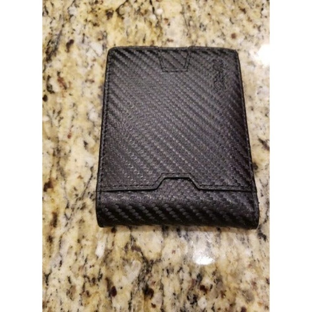 Mens-Wallet-Slim-Leather-RFID Blocking Wallet for Men Minimalist Bifold